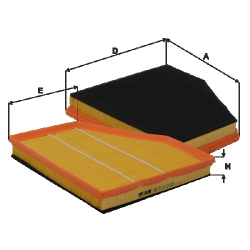 Fil filter HP2237 Levegőszűrőbetét