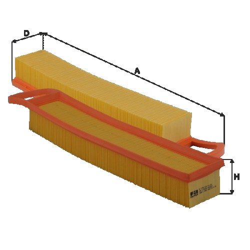 Fil filter HP2245 Levegőszűrőbetét