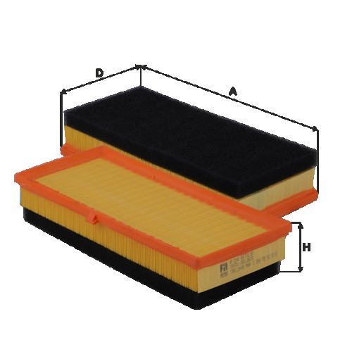 Fil filter HP2248 Levegőszűrőbetét