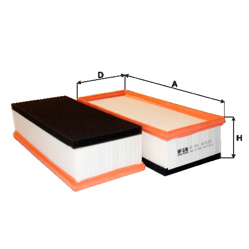 Fil filter HP2254 Levegőszűrőbetét