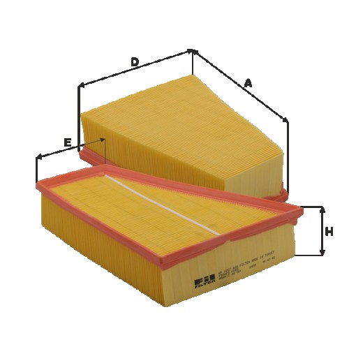 Fil filter HP2257 Levegőszűrőbetét
