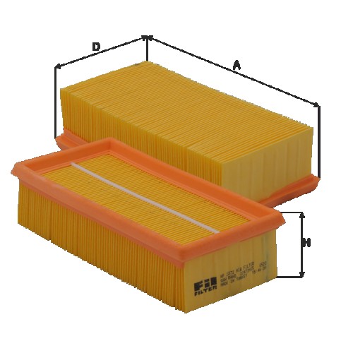 Fil filter HP2272 Levegőszűrőbetét