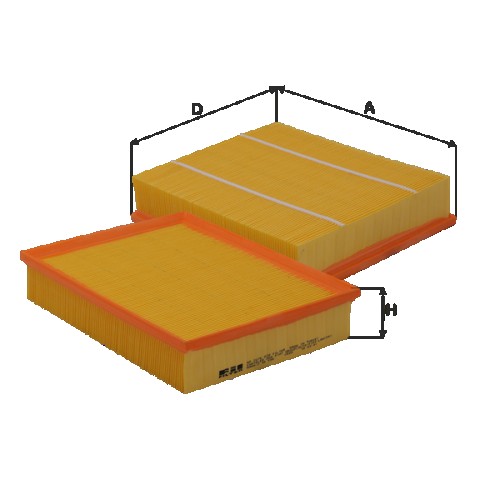 Fil filter HP2276 Levegőszűrőbetét