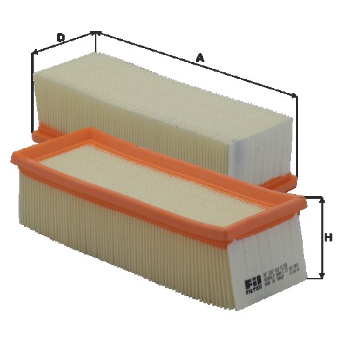 Fil filter HP2307 Levegőszűrőbetét