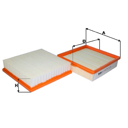 Fil filter HP2326 Levegőszűrőbetét