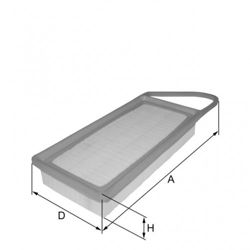 Fil filter HP2334 Levegőszűrőbetét