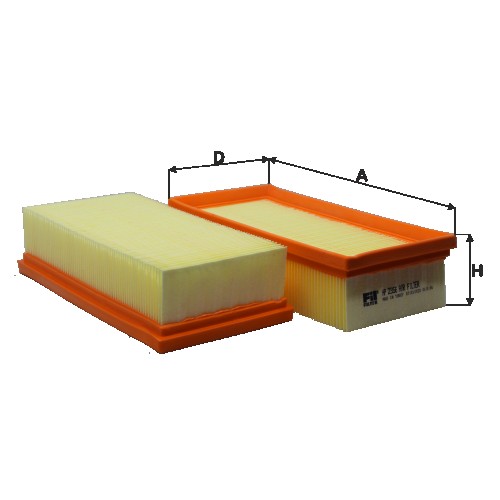 Fil filter HP2356 Levegőszűrőbetét