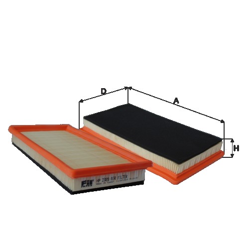 Fil filter HP2389 Levegőszűrőbetét