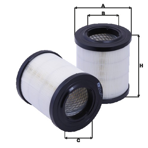 Fil filter HP2508 Levegőszűrőbetét