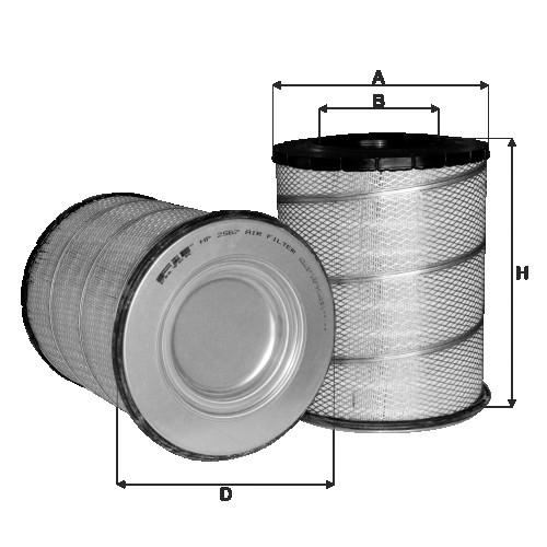 Fil filter HP2567 Levegőszűrőbetét