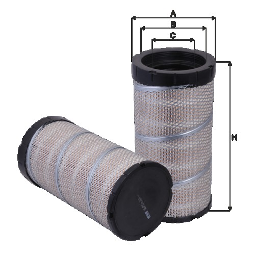 Fil filter HP2658 Levegőszűrőbetét