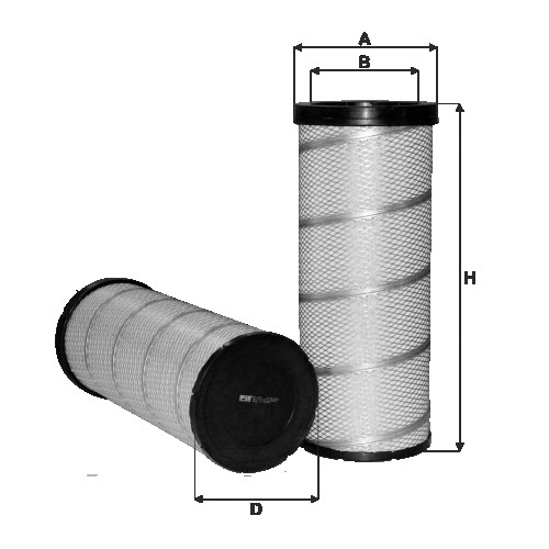 Fil filter HP2753 Levegőszűrőbetét