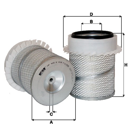 Fil filter HP405K Levegőszűrőbetét