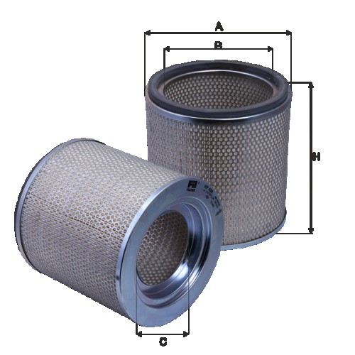 Fil filter HP408 Levegőszűrőbetét