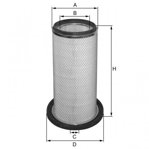 Fil filter HP425 Levegőszűrőbetét