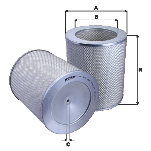 Fil filter HP451 Levegőszűrőbetét