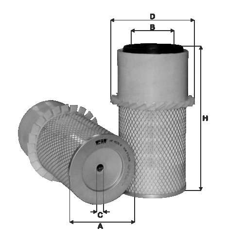 Fil filter HP4526K Levegőszűrőbetét