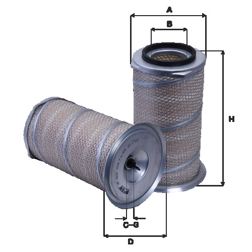 Fil filter HP4537 Levegőszűrőbetét