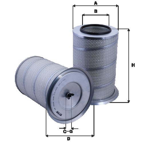 Fil filter HP4538 Levegőszűrőbetét