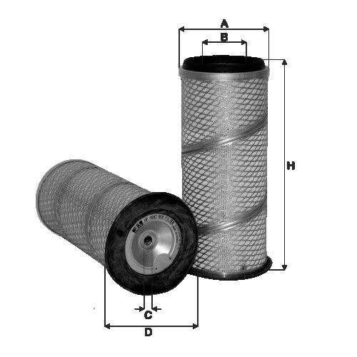 Fil filter HP4542 Levegőszűrőbetét