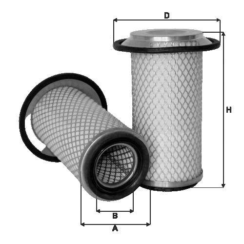 Fil filter HP4552A Levegőszűrőbetét