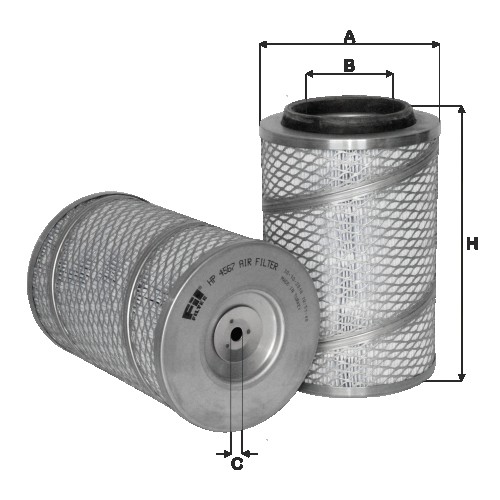 Fil filter HP4567 Levegőszűrőbetét