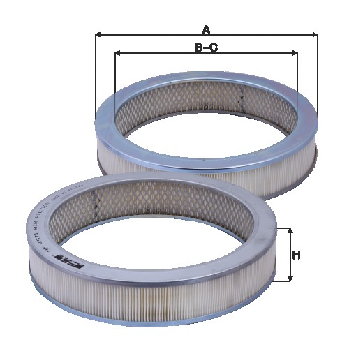 Fil filter HP4571 Levegőszűrőbetét