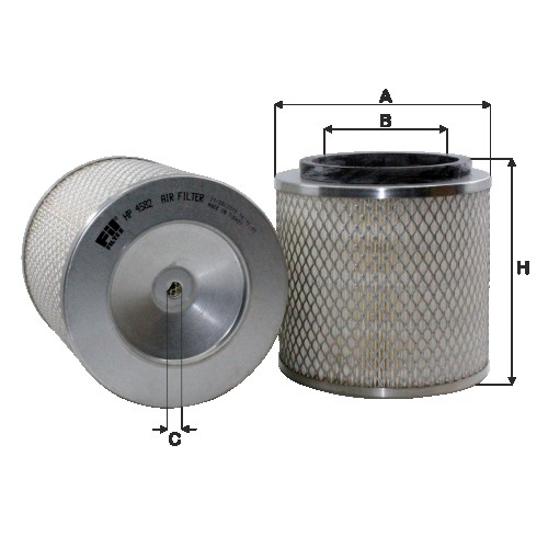 Fil filter HP4582 Levegőszűrőbetét