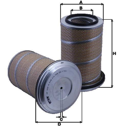 Fil filter HP458A Levegőszűrőbetét