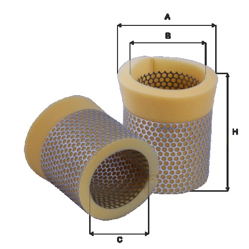 Fil filter HP4599 Levegőszűrőbetét