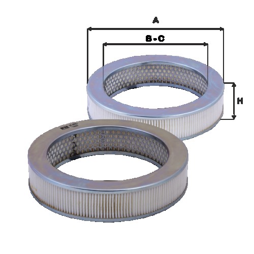 Fil filter HP4607 Levegőszűrőbetét