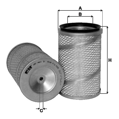 Fil filter HP461D Levegőszűrőbetét