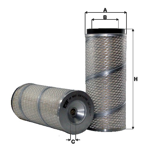 Fil filter HP4643 Levegőszűrőbetét