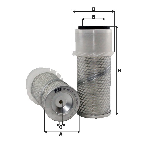 Fil filter HP4662K Levegőszűrőbetét