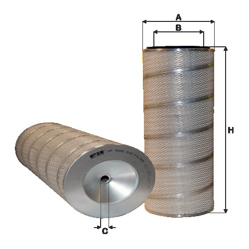 Fil filter HP4666 Levegőszűrőbetét