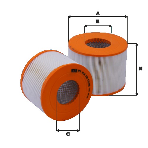 Fil filter HPU4416 Levegőszűrőbetét