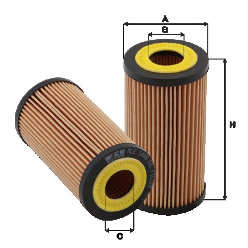 Fil filter MLE1448 Olajszűrő