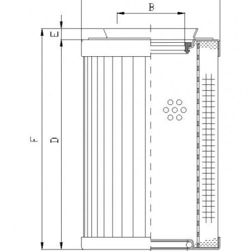 Filtrec RMR435B25B Hidraulikaszűrő