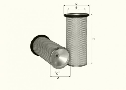 Fil filter HP640 Levegőszűrőbetét