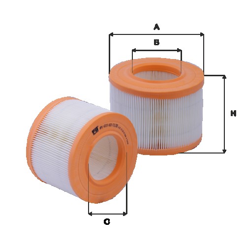 Fil filter HPU4319 Levegőszűrőbetét