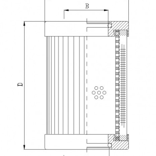 Filtrec D644G25 Hidraulikaszűrő