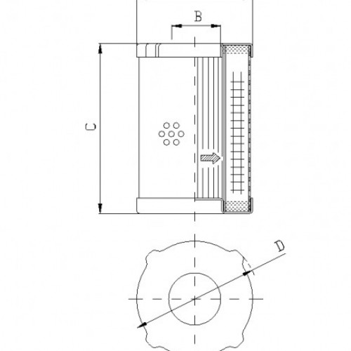Filtrec D411T40 Hidraulikaszűrő