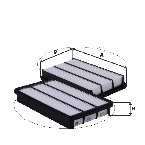 Fil filter HP5033 Levegőszűrőbetét