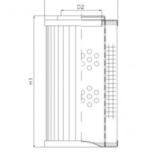 Filtrec D610G10 Hidraulikaszűrő
