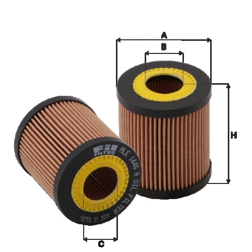 Fil filter MLE1446A Olajszűrő