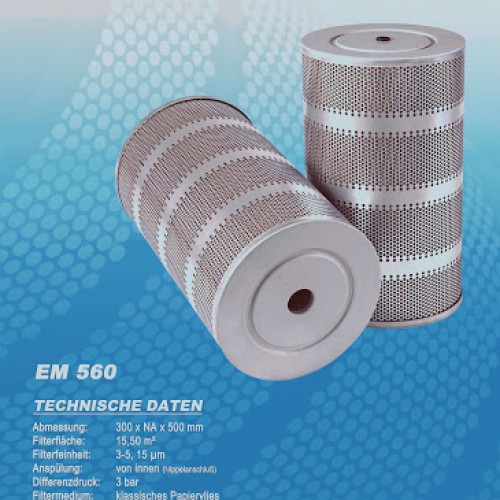 Chemo-filter EM560/5 EDM-Szűrő