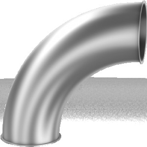 Könyökök 90° R=2D