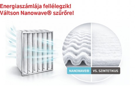  Nanowave® vs szintetikus - A megfelelő szűrő kiválasztásával jelentősen csökkentheti energiaköltségeit.