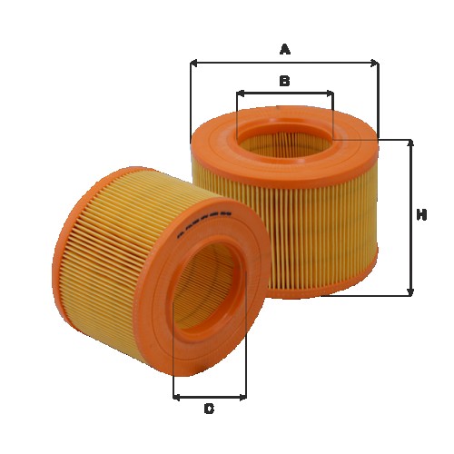 Fil filter HPU4351 Levegőszűrőbetét