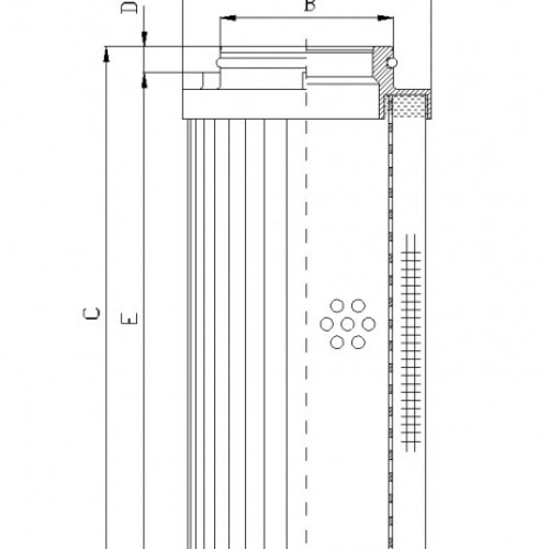 Filtrec D731G10AV Hidraulikaszűrő